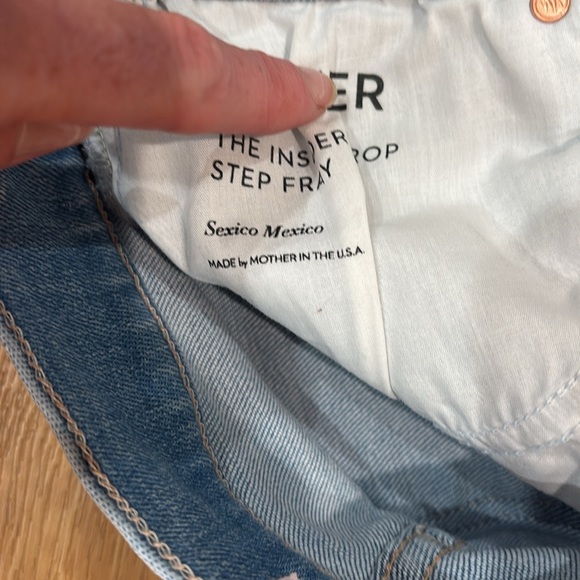EUC MOTHER The Insider Crop Step Fray Limited Edition Worn Once 26 - Picture 7 of 8
